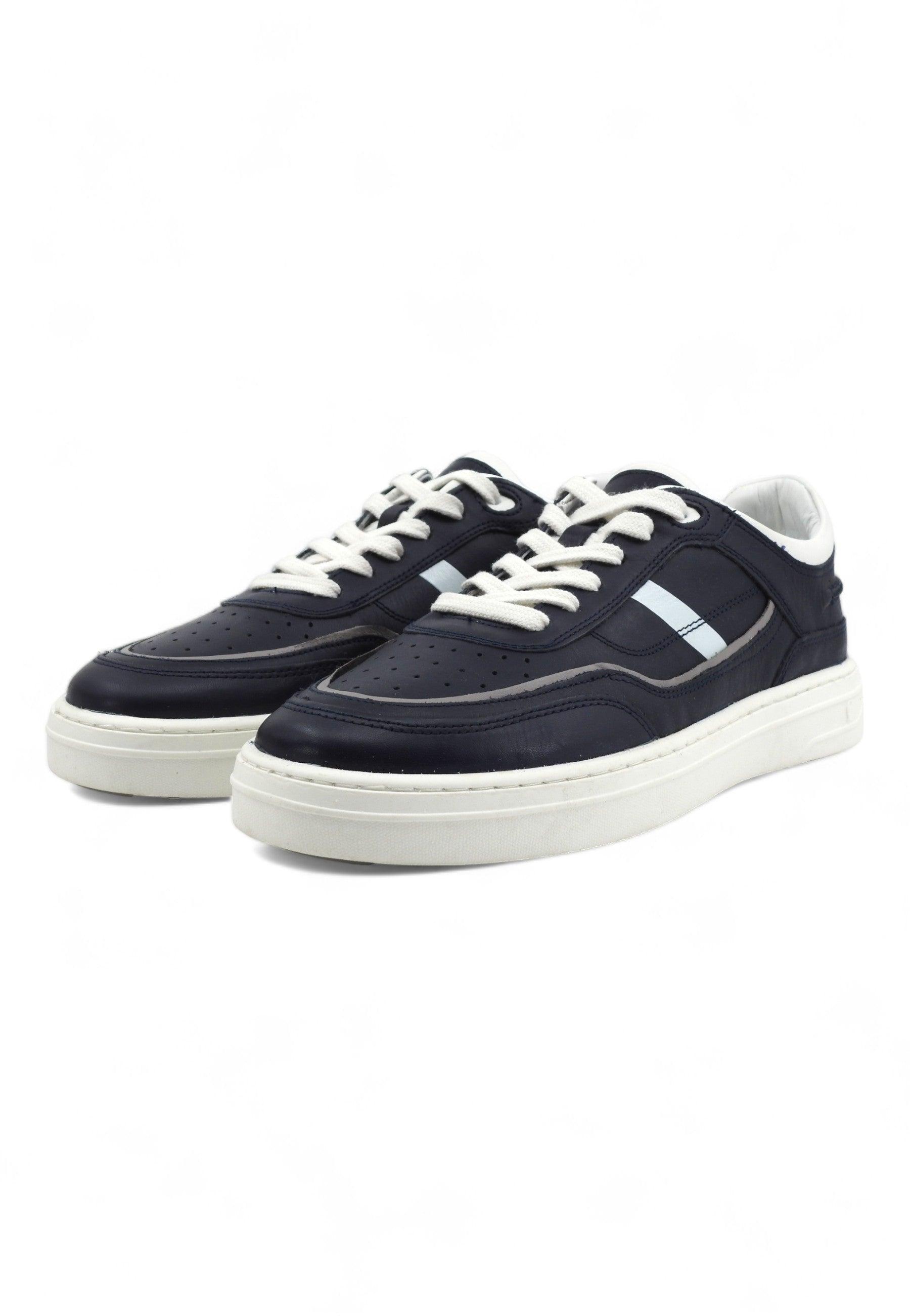 CAFENOIR Sneaker Basket Ox Sneaker Uomo Blu PV1002 - Sandrini Calzature e Abbigliamento