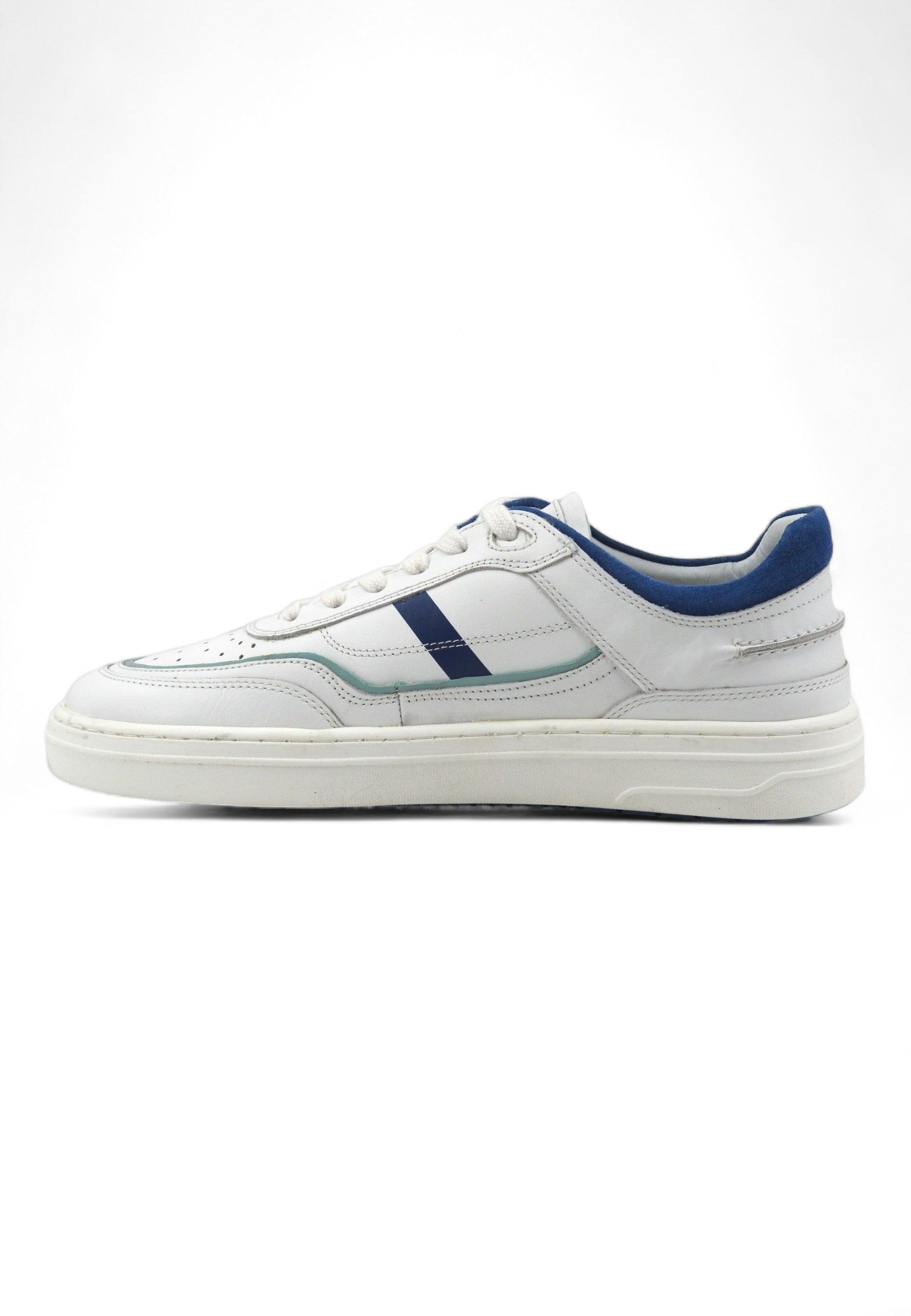 CAFENOIR Sneaker Basket Ox Uomo Bianco Celeste PV1002 - Sandrini Calzature e Abbigliamento