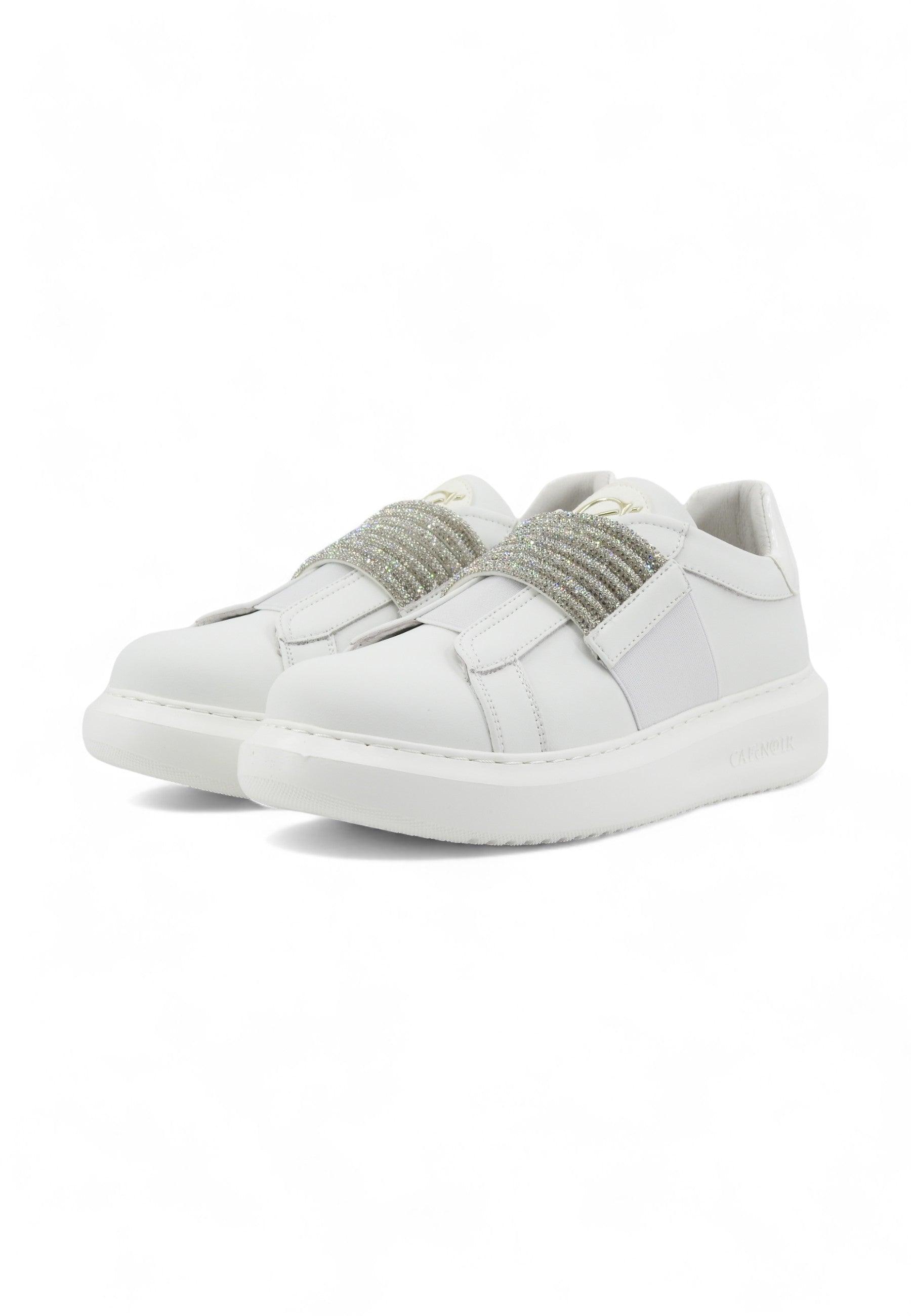 CAFENOIR Sneaker Donna Bianco DE1015 - Sandrini Calzature e Abbigliamento