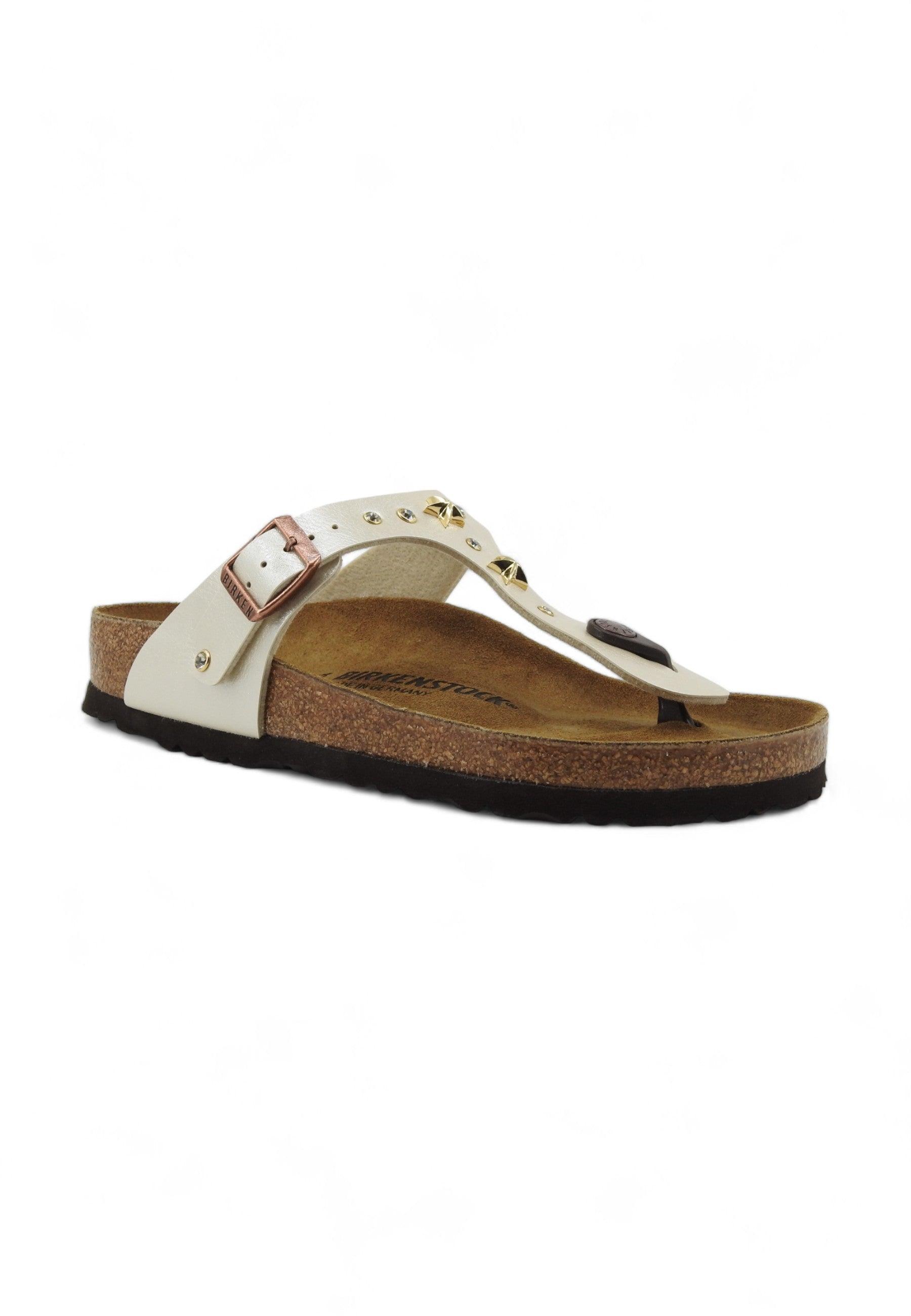 CUSTOM / BIRKENSTOCK Ciabatta Infradito Borchie Stelle Gold Oro 0943871 - Sandrini Calzature e Abbigliamento