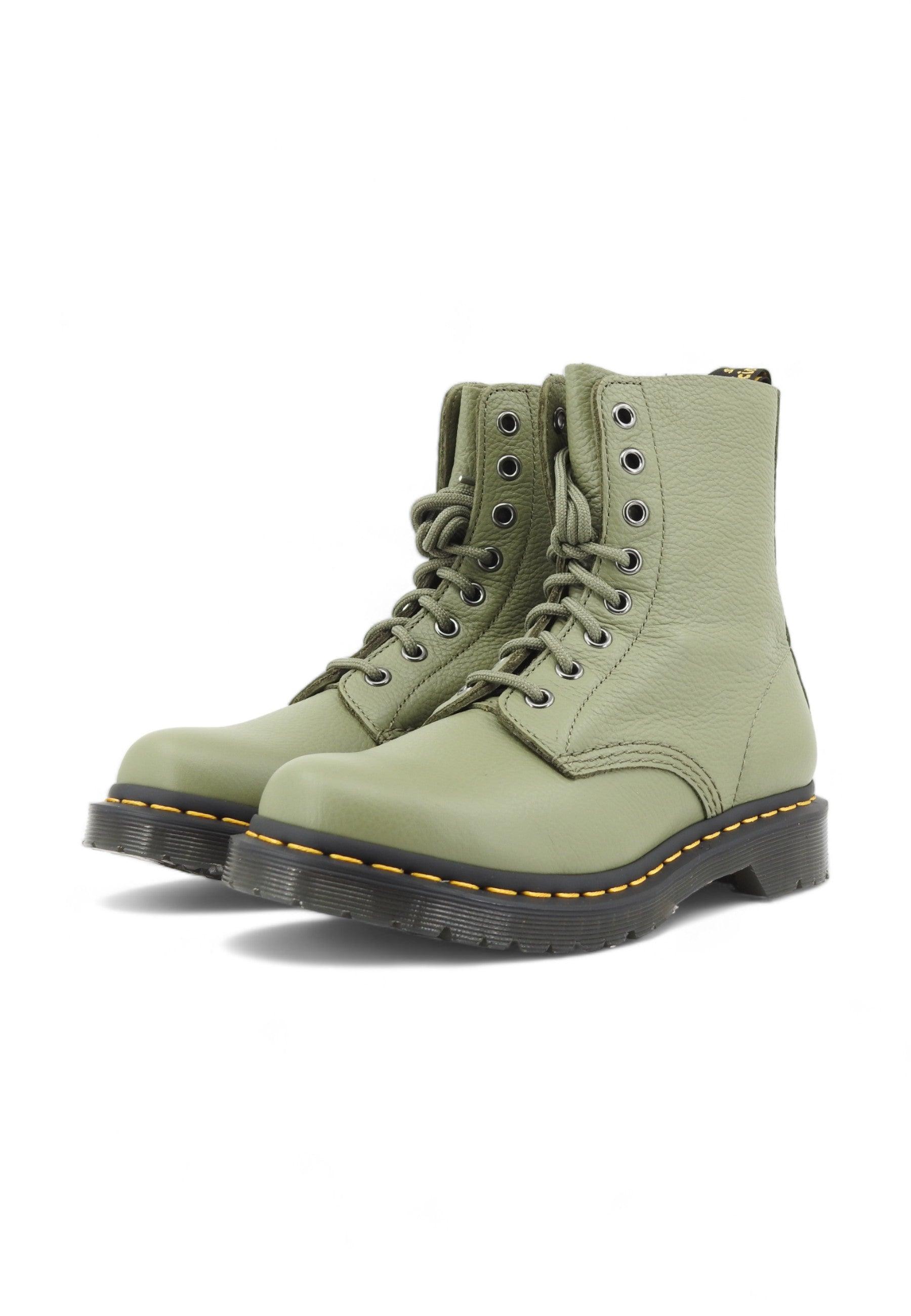 DR. MARTENS Padcal Hydro Stivaletto Donna Muted Olive 1460PASCAL-31693357 - Sandrini Calzature e Abbigliamento