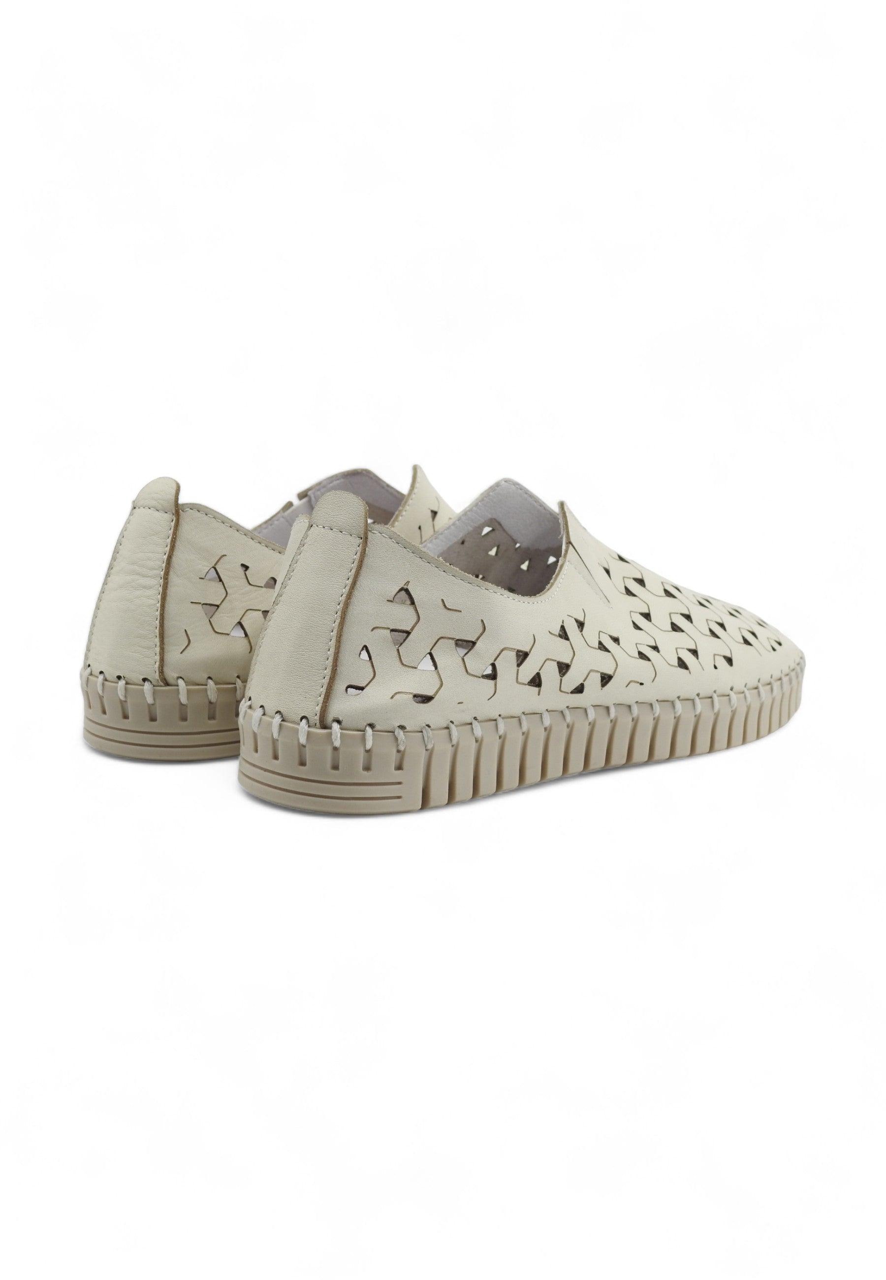 FRAU Cachemire Sneaker Slip On Donna Off White 52M069 - Sandrini Calzature e Abbigliamento