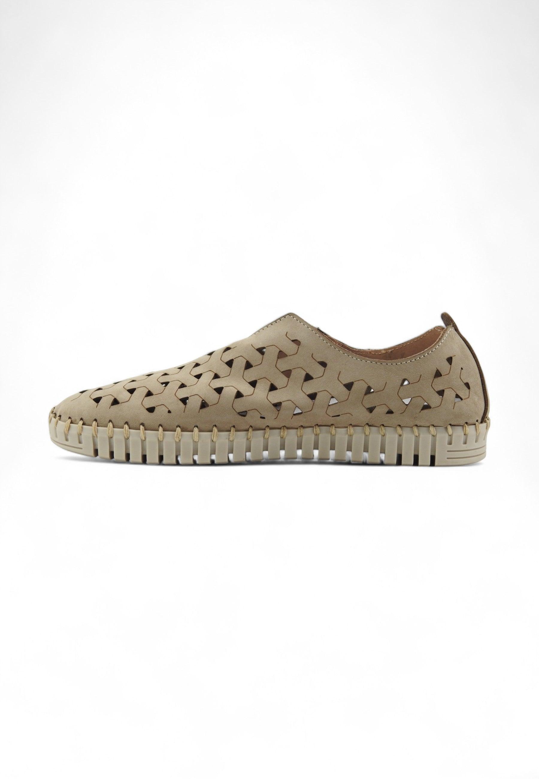 FRAU Nabuck Sneaker Slip On Traforato Donna Sabbia 52F069 - Sandrini Calzature e Abbigliamento