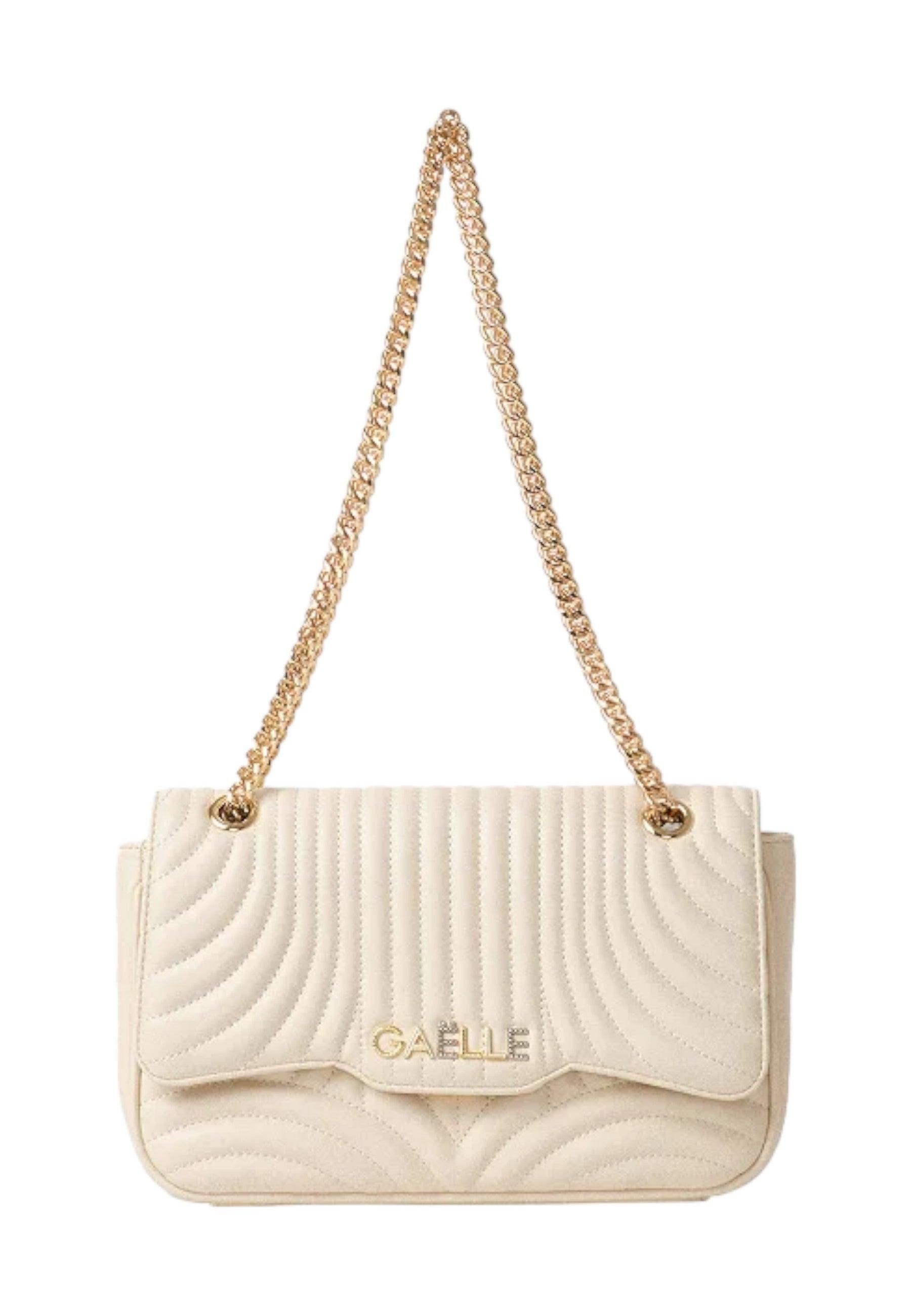 GAELLE Borsa Shoulder Donna Avorio GAACW00100 - Sandrini Calzature e Abbigliamento