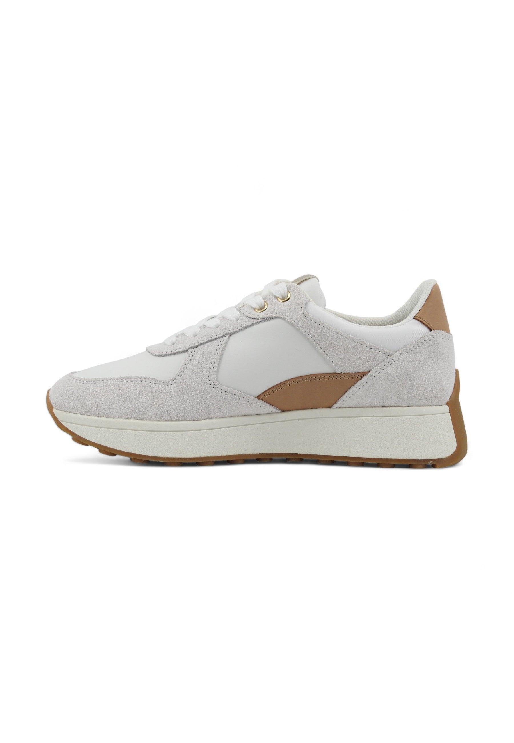 GEOX Amabel Sneaker Donna Off White Sun D45MDA02285C1096 - Sandrini Calzature e Abbigliamento