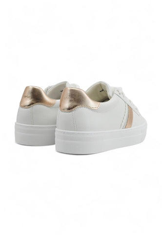 GEOX Claudin Sneaker Donna White Rose Gold D45VWA000BCC1ZHB - Sandrini Calzature e Abbigliamento