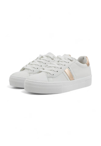 GEOX Claudin Sneaker Donna White Rose Gold D45VWA000BCC1ZHB - Sandrini Calzature e Abbigliamento