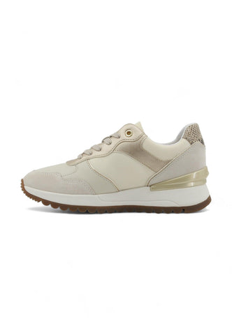 GEOX Desya Sneaker Donna Sand Beige D4500B022FUC5322 - Sandrini Calzature e Abbigliamento