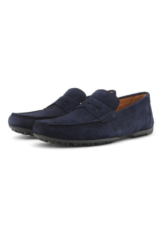 GEOX Kosmopolis Mocassino Uomo Navy U35CFB00020C4064 - Sandrini Calzature e Abbigliamento