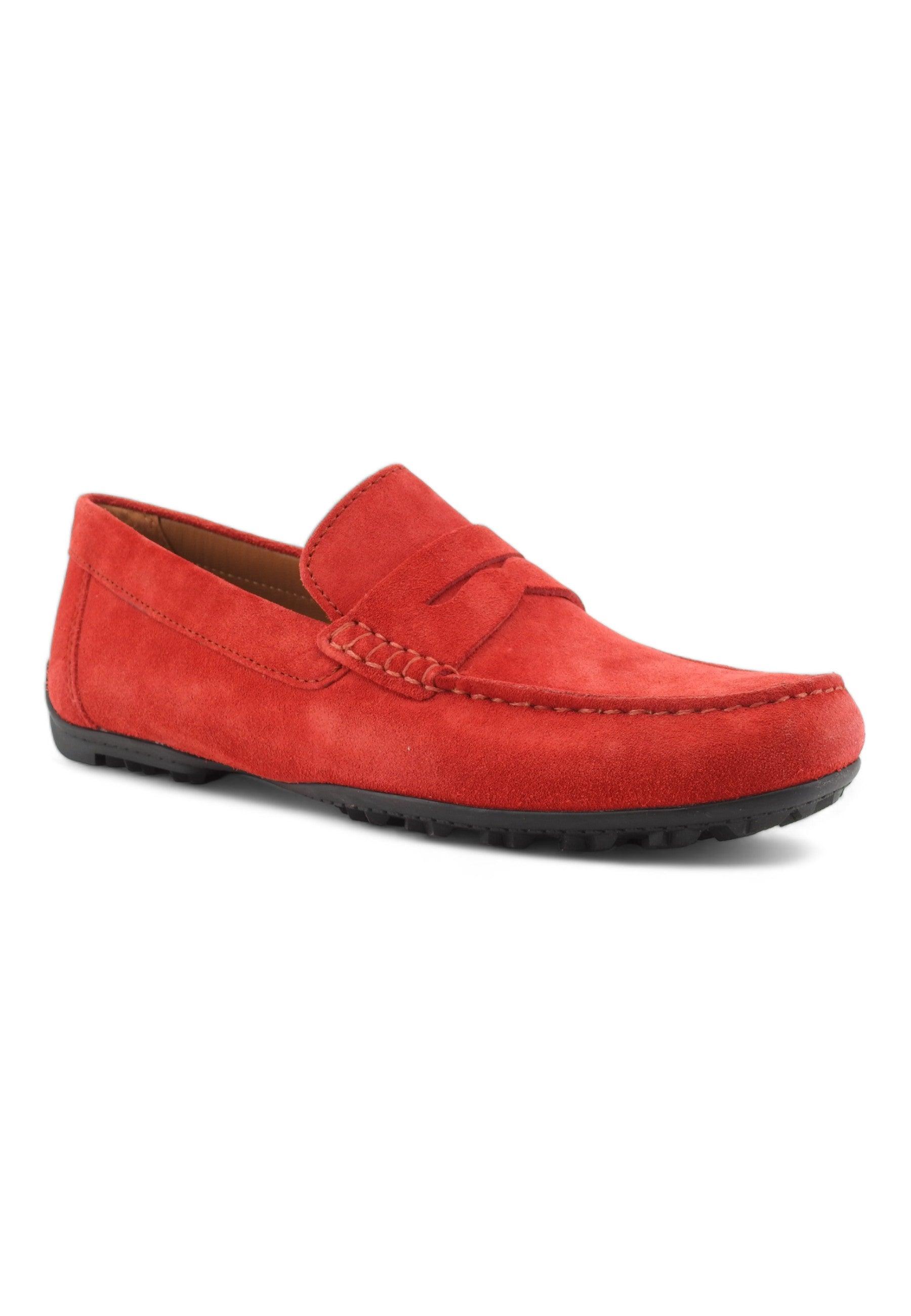 GEOX Kosmopolis Mocassino Uomo Red U35CFB00020C7000 - Sandrini Calzature e Abbigliamento