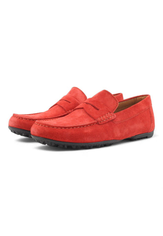 GEOX Kosmopolis Mocassino Uomo Red U35CFB00020C7000 - Sandrini Calzature e Abbigliamento