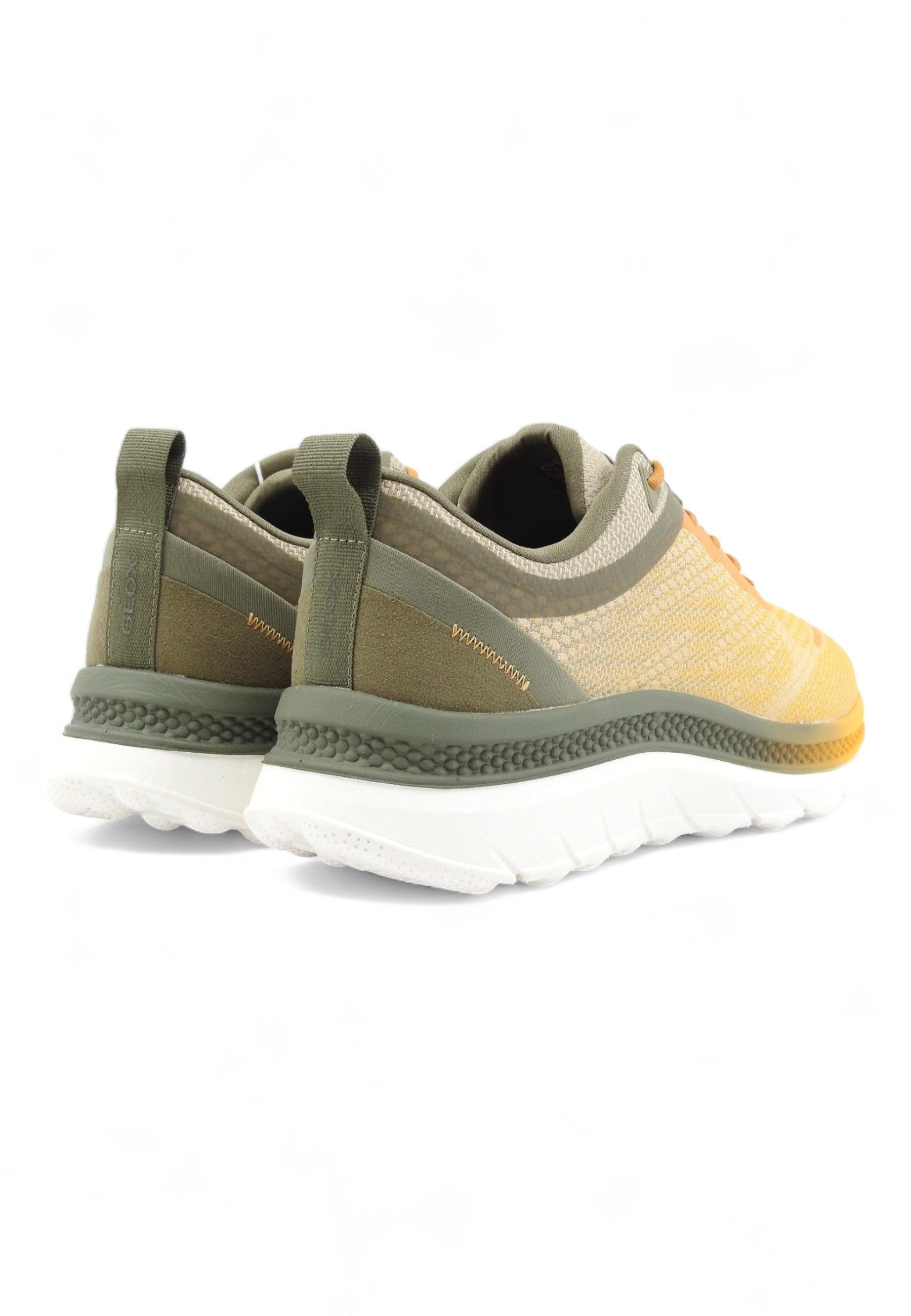 GEOX Spherica Actif Sneaker Uomo Yellow Sage U45GQC000ZGC2VF3 - Sandrini Calzature e Abbigliamento