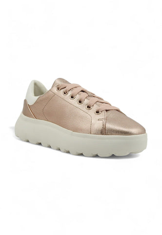 GEOX Spherica Sneaker Donna Rose Gold Optic White D45TCC0BVBCCH81R - Sandrini Calzature e Abbigliamento