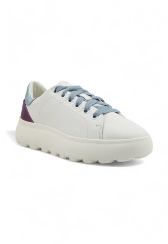 GEOX Spherica Sneaker Donna White D45TCC085BVC1Z4N - Sandrini Calzature e Abbigliamento