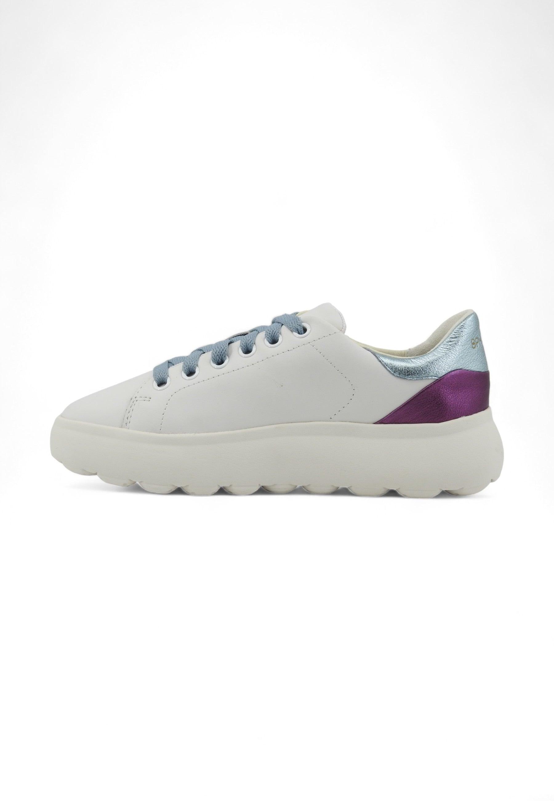 GEOX Spherica Sneaker Donna White D45TCC085BVC1Z4N - Sandrini Calzature e Abbigliamento