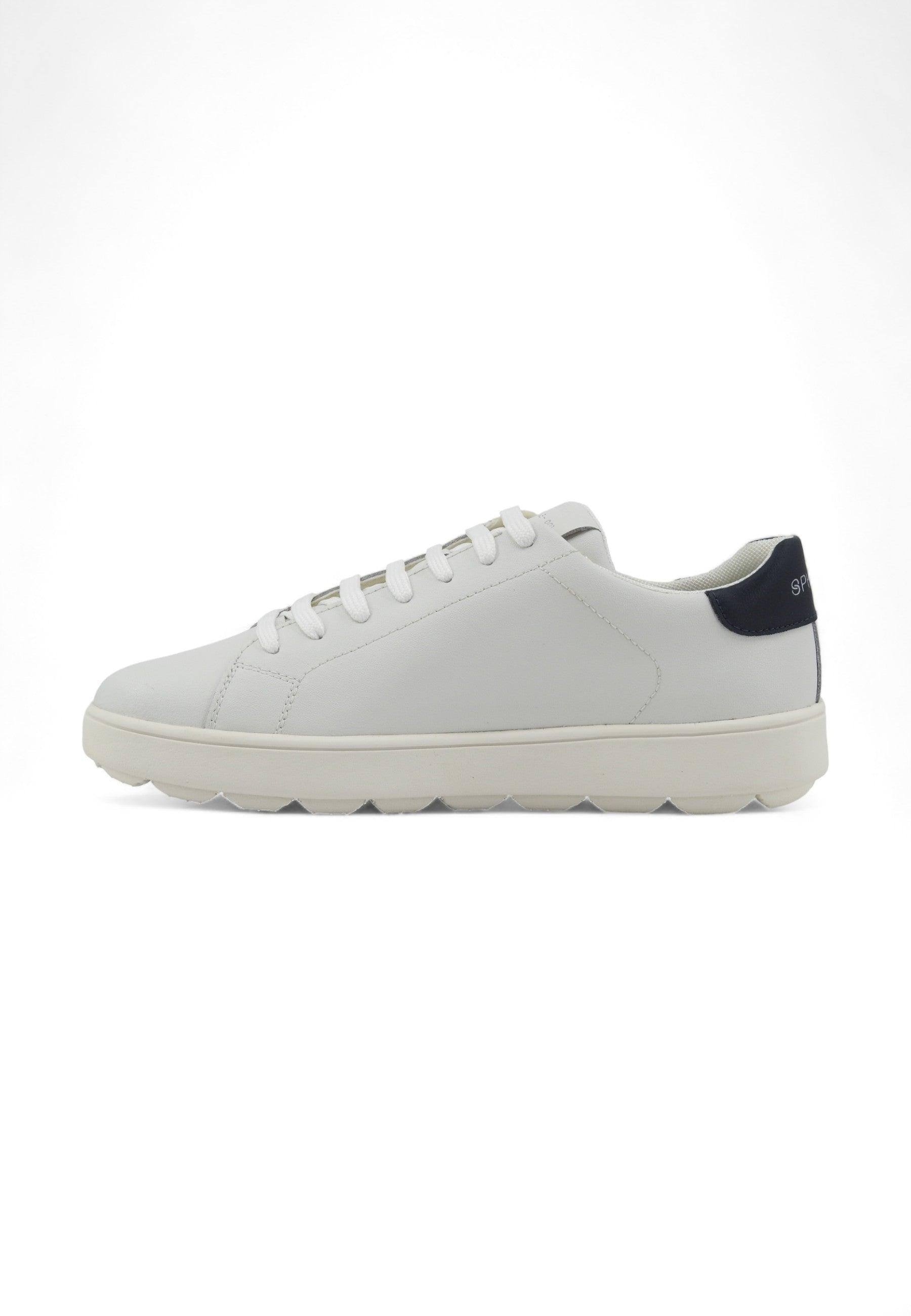 GEOX Spherica Sneaker Donna White Navy D45WEA09BBCC0899 - Sandrini Calzature e Abbigliamento