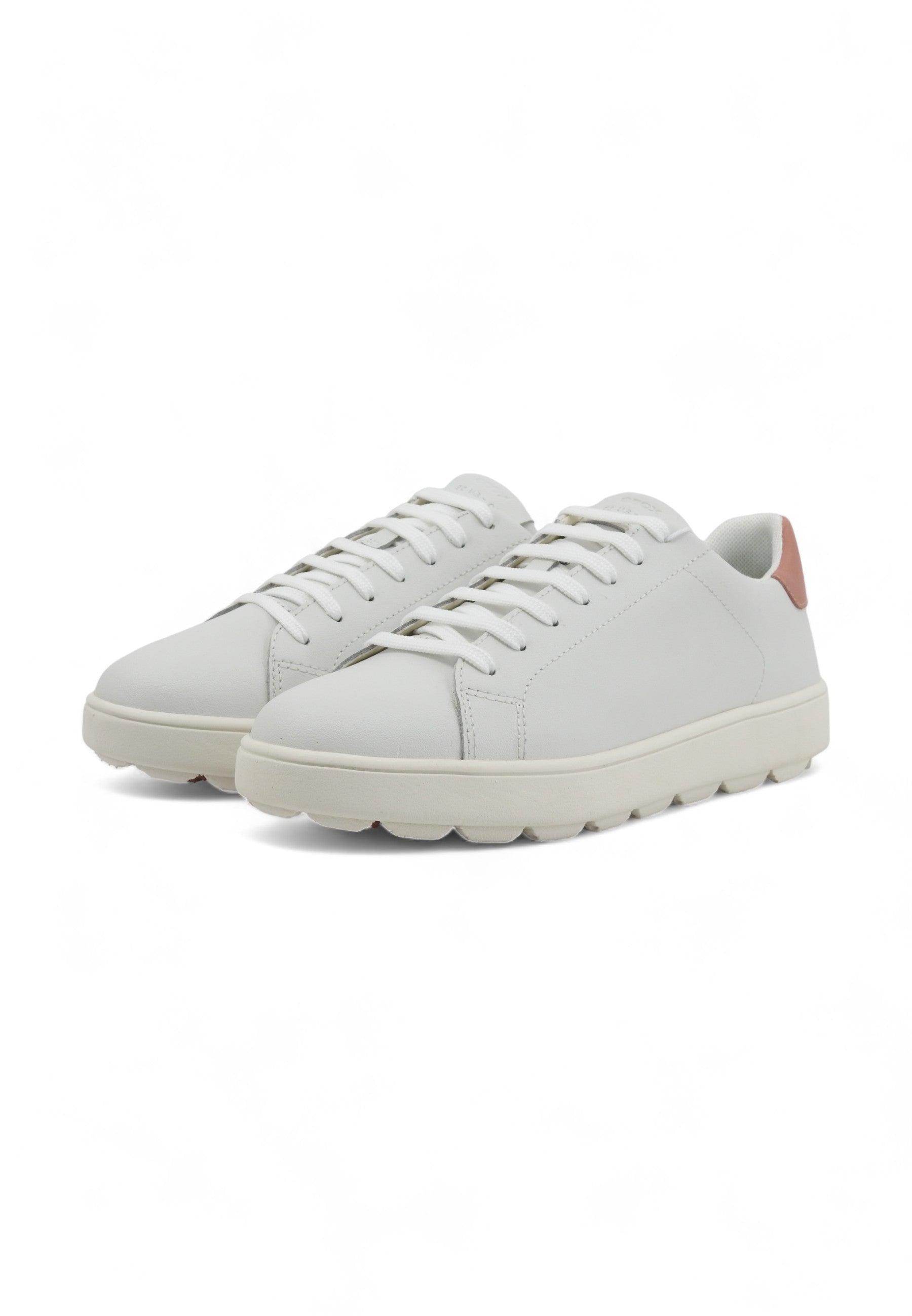 GEOX Spherica Sneaker Donna White Skin D45WEA09BBCC1Z5Q - Sandrini Calzature e Abbigliamento