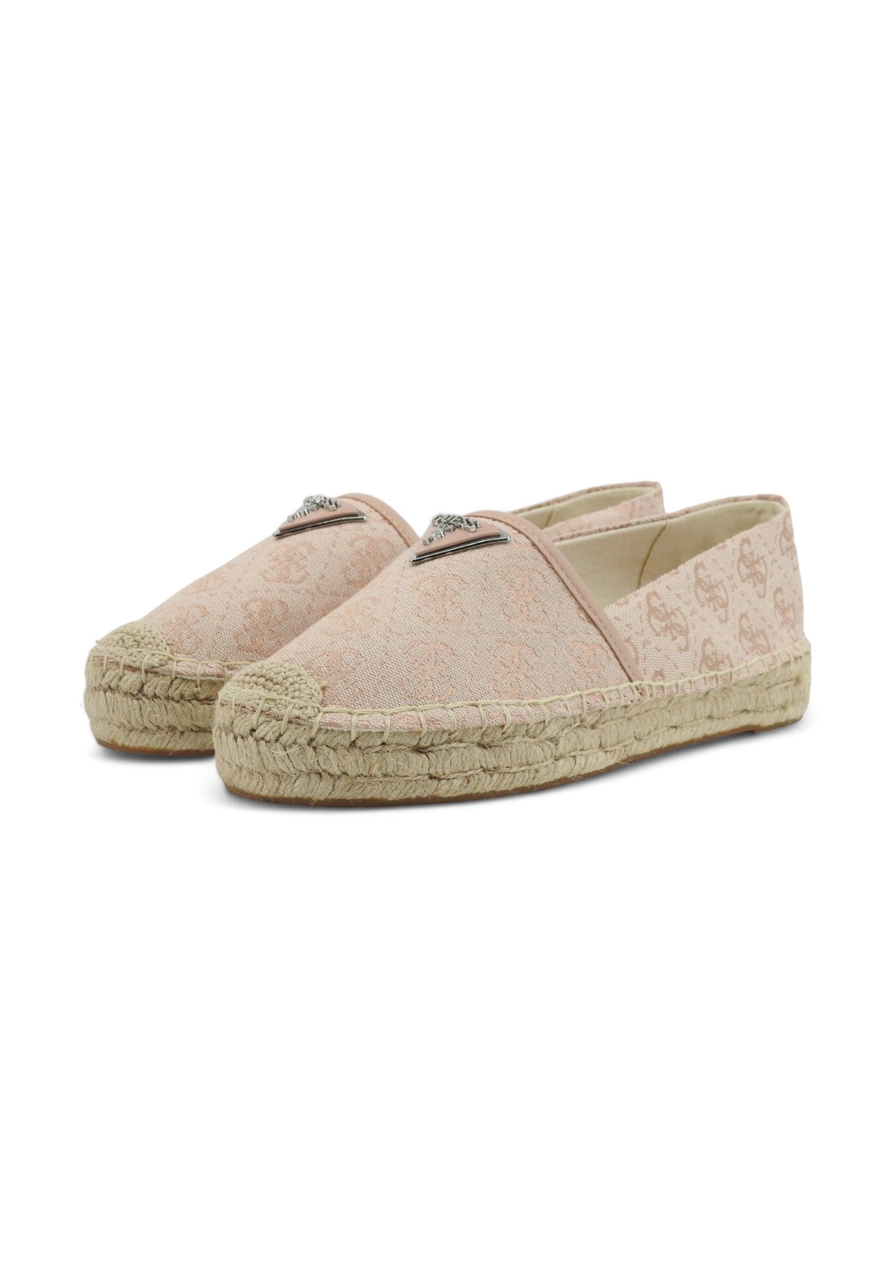 GUESS Espadrillas Slip On Donna Blush Rosa FLGJDEFAL14 - Sandrini Calzature e Abbigliamento