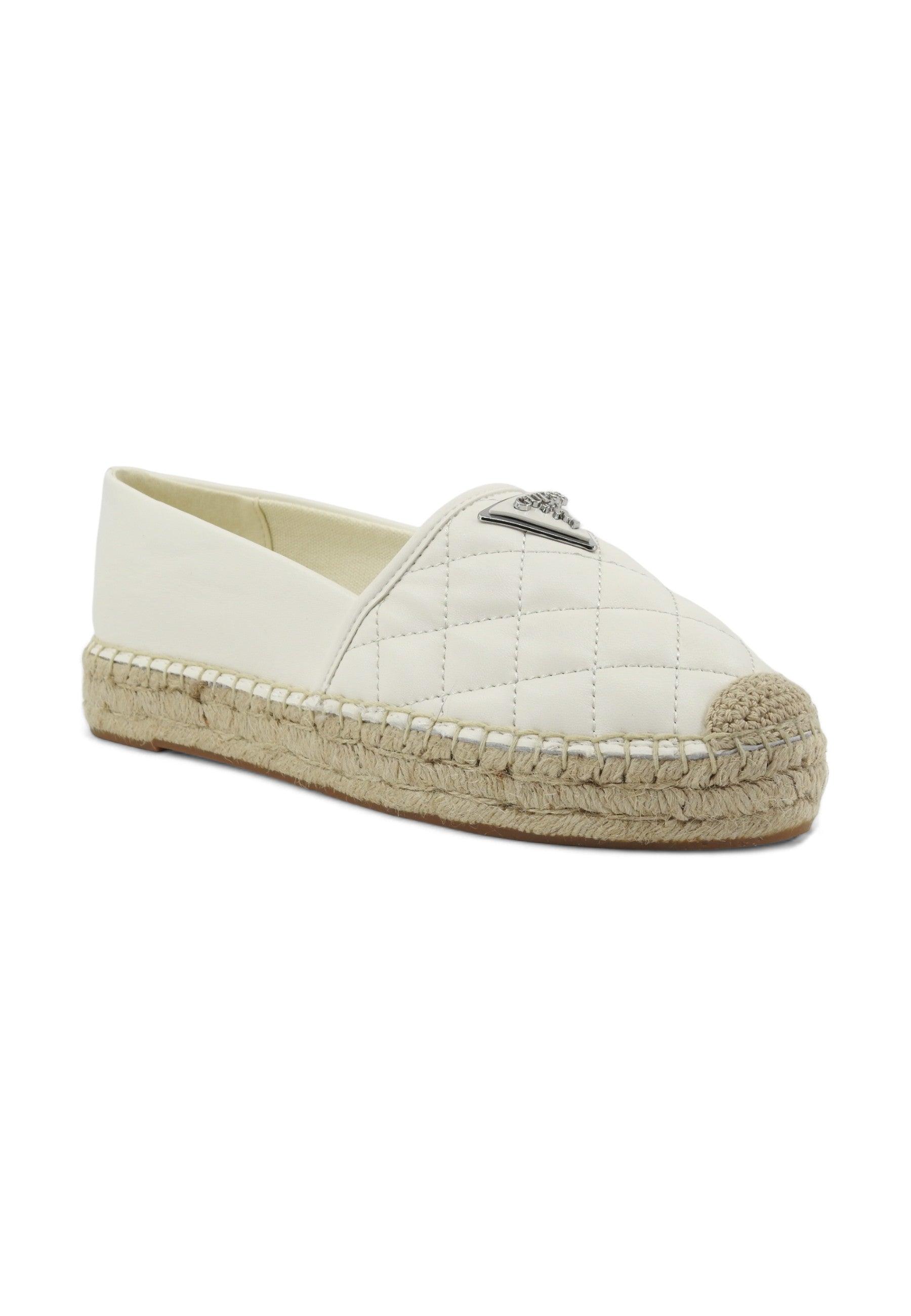 GUESS Espadrillas Slip On Donna Ivory Bianco FLGJODLEA14 - Sandrini Calzature e Abbigliamento