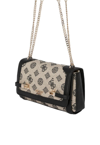 GUESS Lorealee Borsa Tracolla Donna Black Logo JG922621 - Sandrini Calzature e Abbigliamento