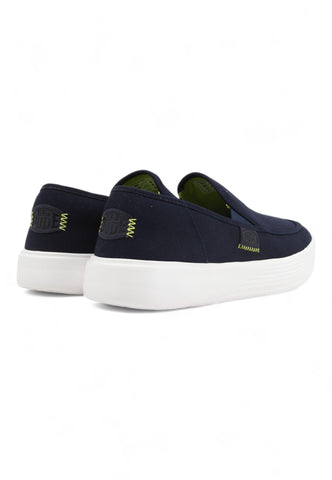 HEY DUDE Sunapee Mocassino Uomo Navy White - Sandrini Calzature e Abbigliamento