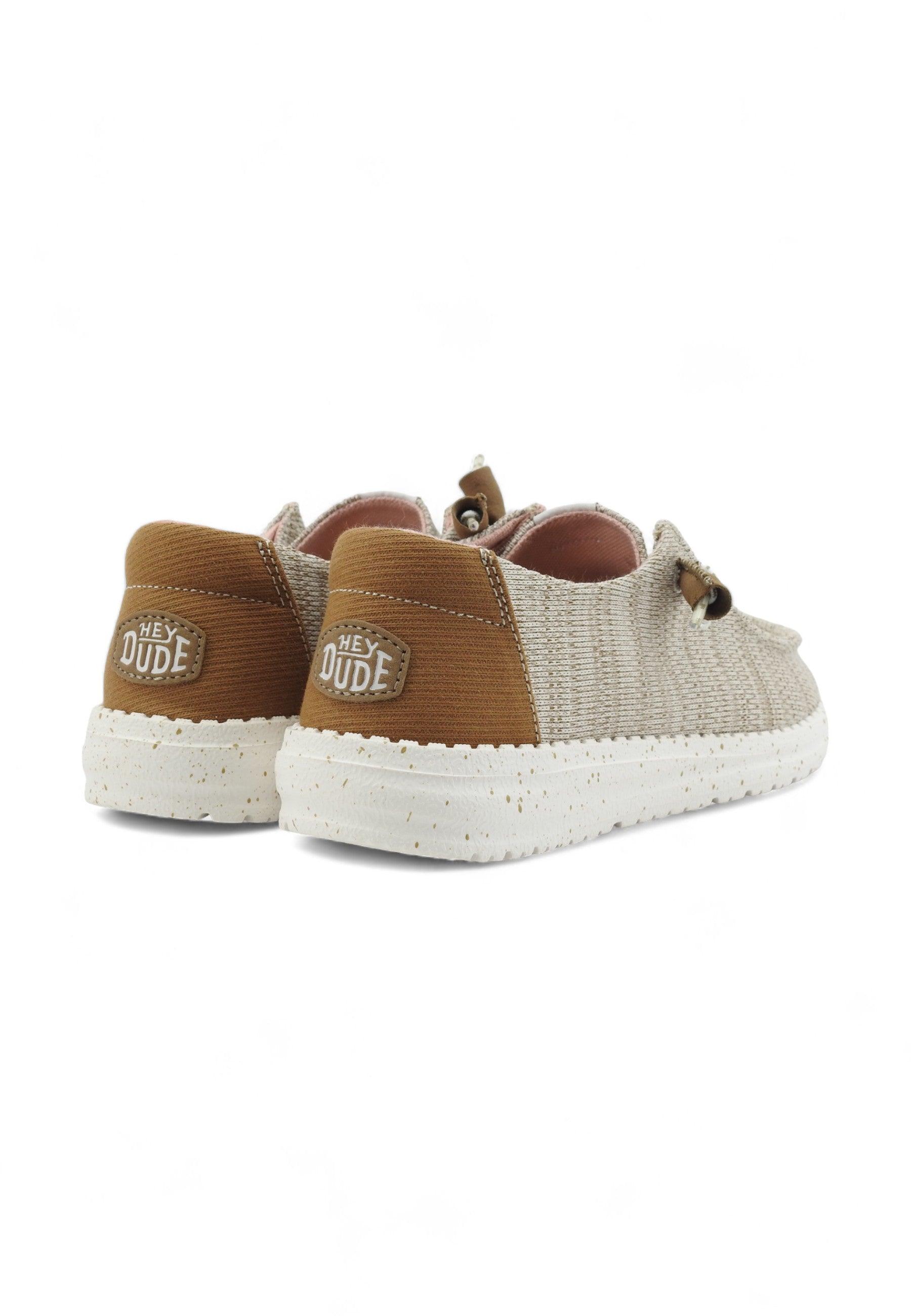 HEY DUDE Wendy Sport Sneaker Vela Walnut Beige 40414-267 - Sandrini Calzature e Abbigliamento