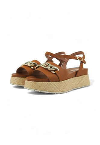 LIU JO Frida 31 Sandalo Donna Nut Marrone SA4149P0102 - Sandrini Calzature e Abbigliamento