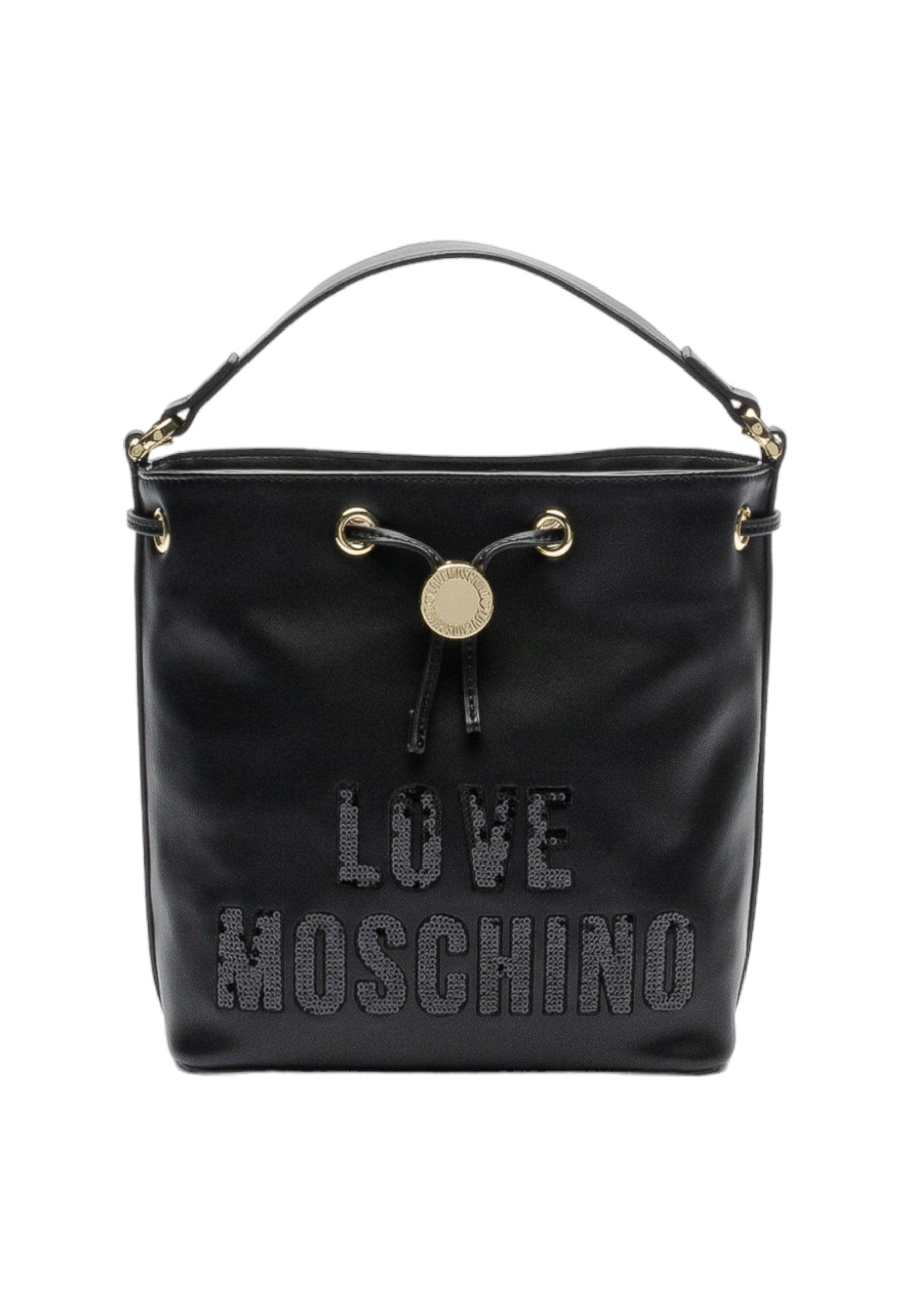 LOVE MOSCHINO Borsa Bucket Donna Nero JC4290PP0IKK0000 - Sandrini Calzature e Abbigliamento