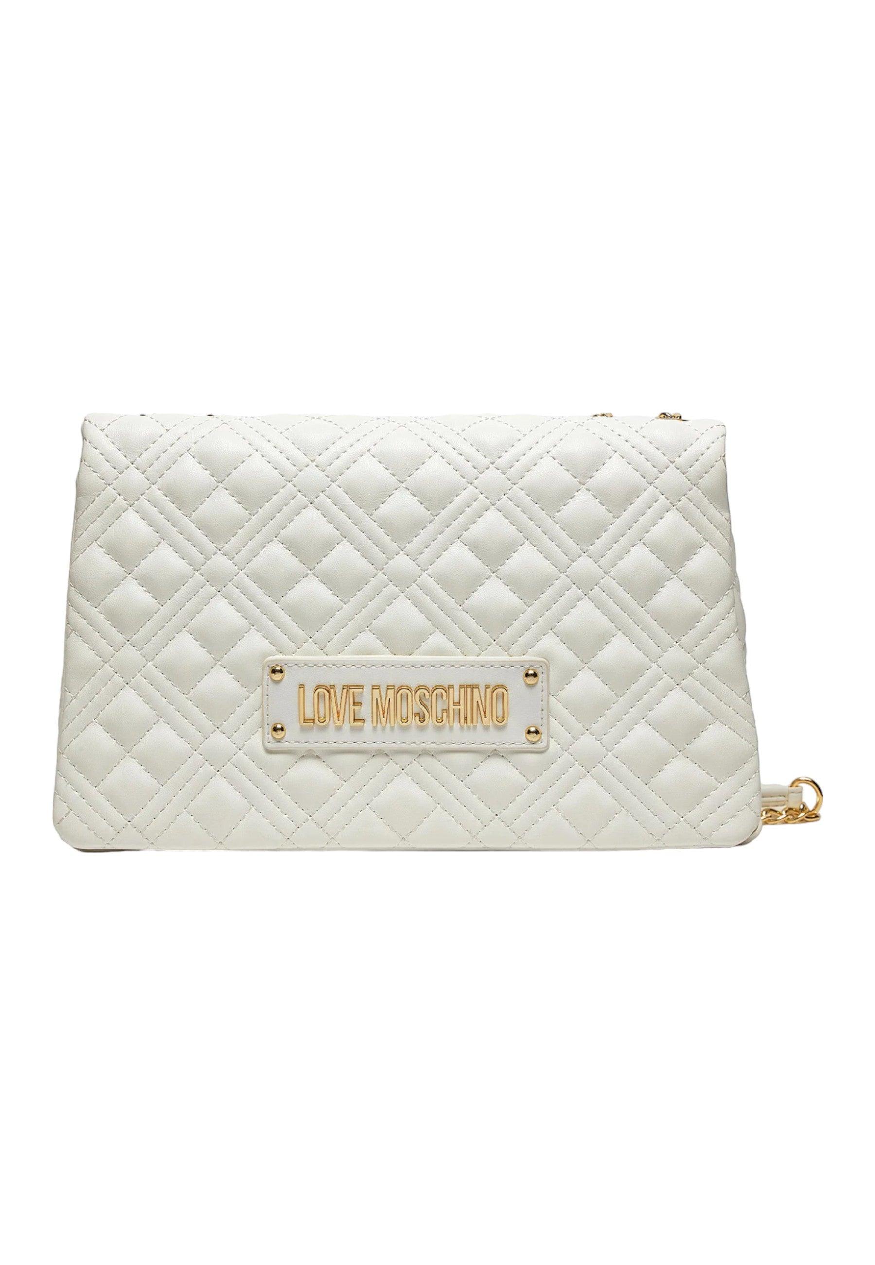 LOVE MOSCHINO Borsa Donna Hand Bag Bianco JC4230PP0ILA0100 - Sandrini Calzature e Abbigliamento