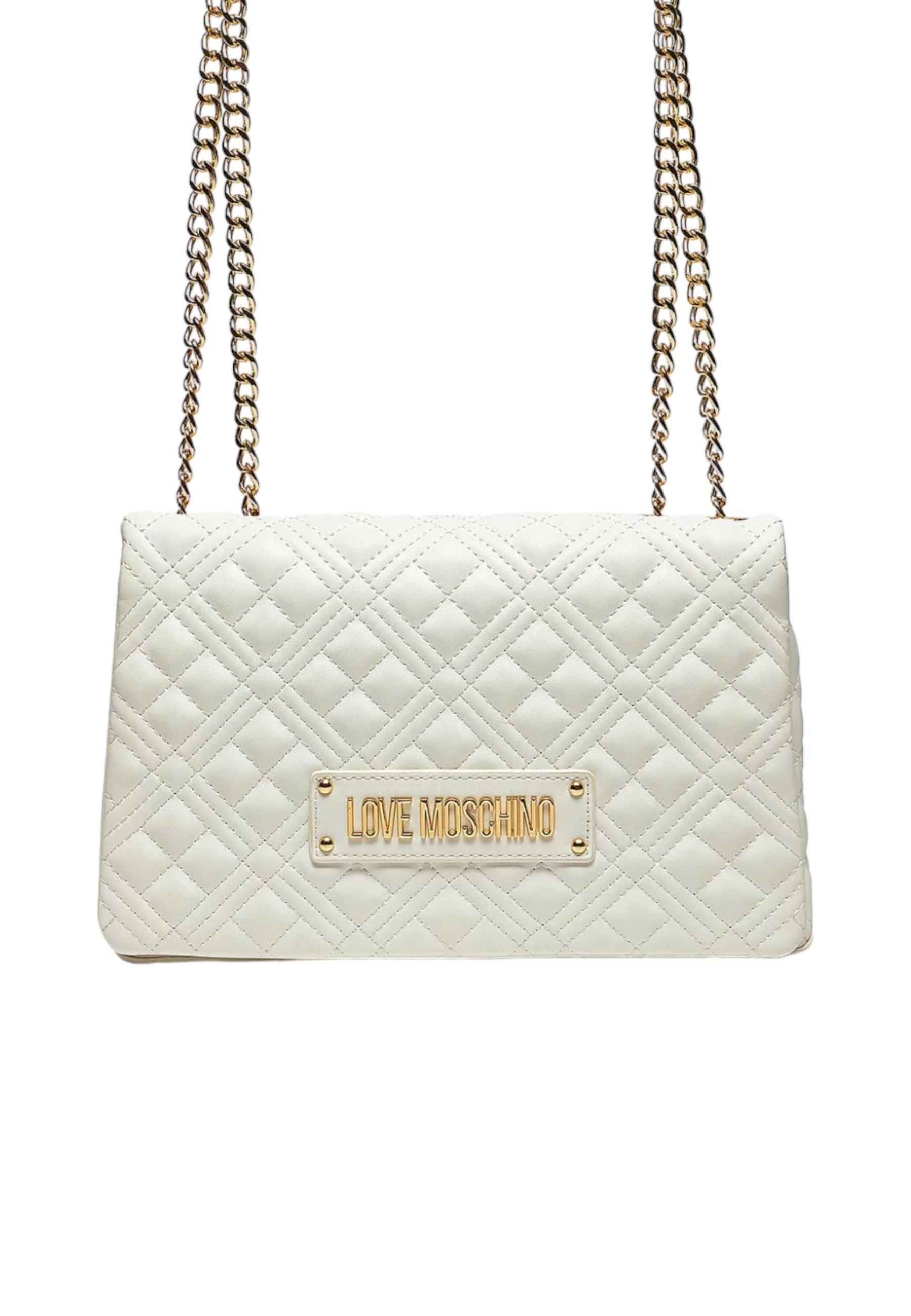 LOVE MOSCHINO Borsa Donna Hand Bag Bianco JC4230PP0ILA0100 - Sandrini Calzature e Abbigliamento