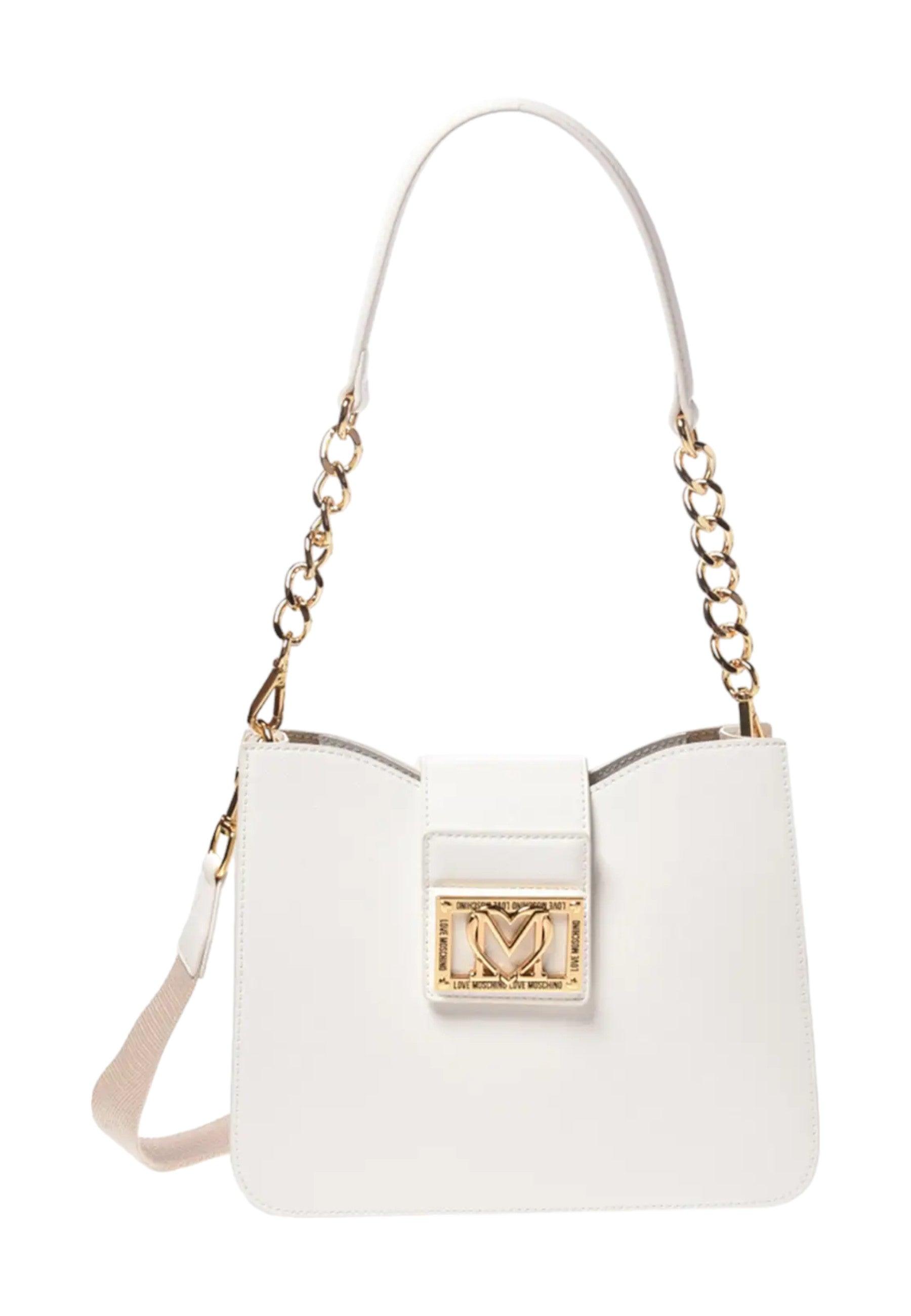 LOVE MOSCHINO Borsa Hobo Donna Bianco JC4331PP0IKS0100 - Sandrini Calzature e Abbigliamento