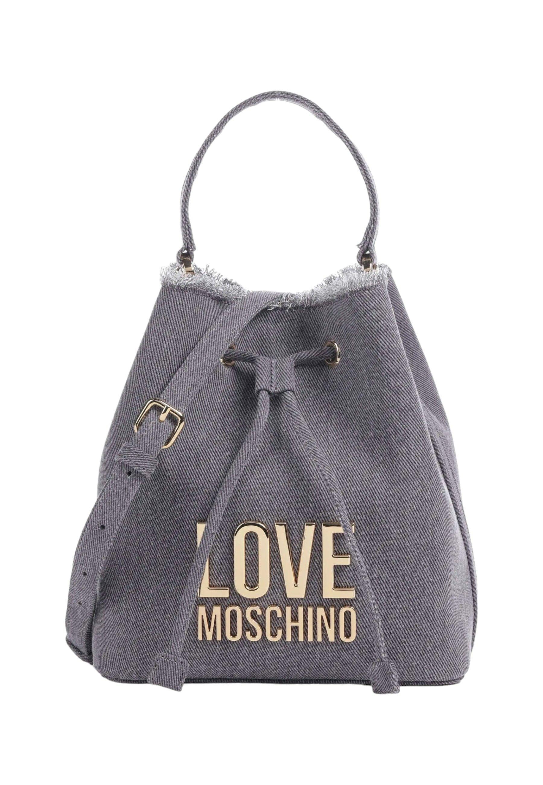 LOVE MOSCHINO Borsa Tracolla Bucket Donna Azzurro Blu JC4318PP0IKQ0765 - Sandrini Calzature e Abbigliamento