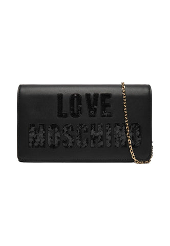 LOVE MOSCHINO Pochette Donna Nero JC4293PP0IKK100B - Sandrini Calzature e Abbigliamento