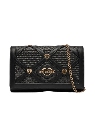 LOVE MOSCHINO Pochette Donna Nero JC4314PP0IKO100A - Sandrini Calzature e Abbigliamento