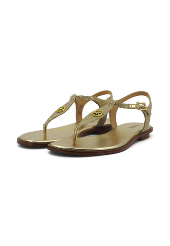 MICHAEL KORS Mallory Thong Sandalo Donna Pale Gold 40S2MAFA1D - Sandrini Calzature e Abbigliamento