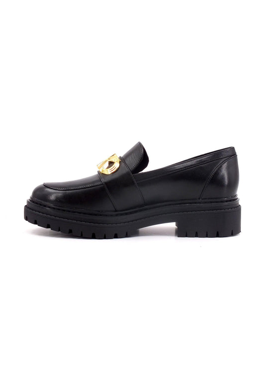 MICHAEL KORS Parker Lug Loafer Mocassino Donna Black 40F2PKFP1L - Sandrini Calzature e Abbigliamento