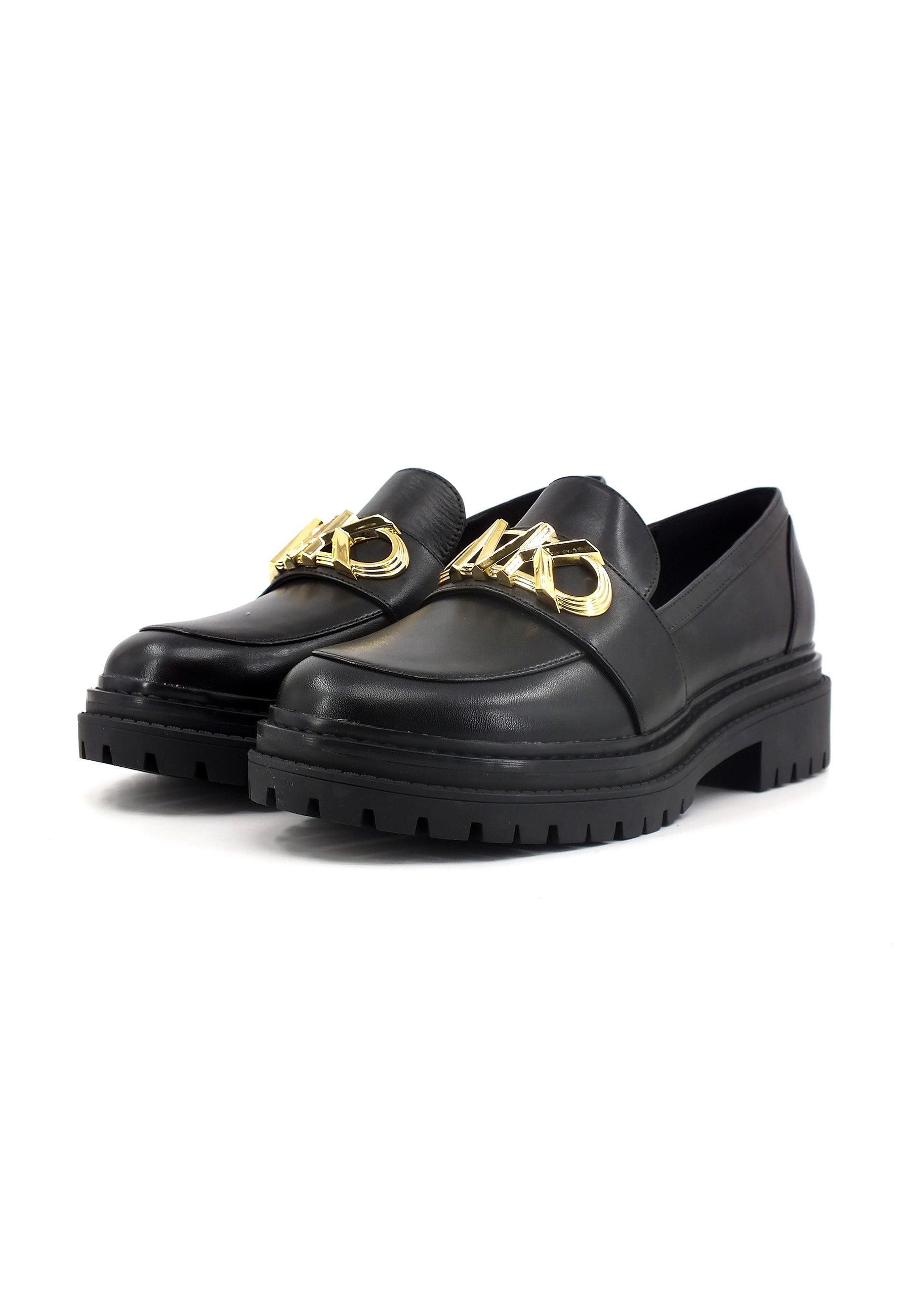 MICHAEL KORS Parker Lug Loafer Mocassino Donna Black 40F2PKFP1L - Sandrini Calzature e Abbigliamento