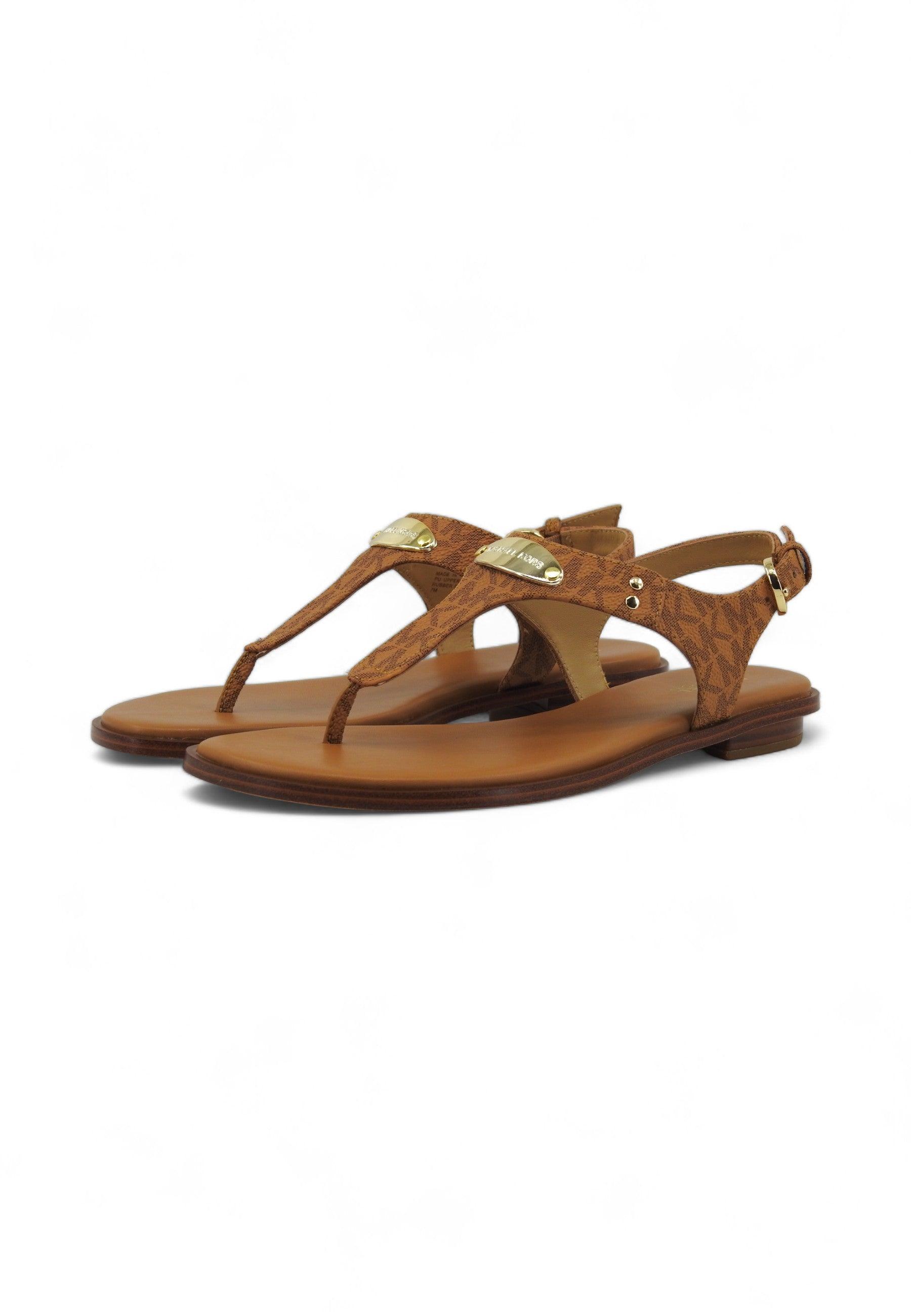 MICHAEL KORS Plate Thong Sandalo Donna Pale Peanut 40R5MKFA1B - Sandrini Calzature e Abbigliamento
