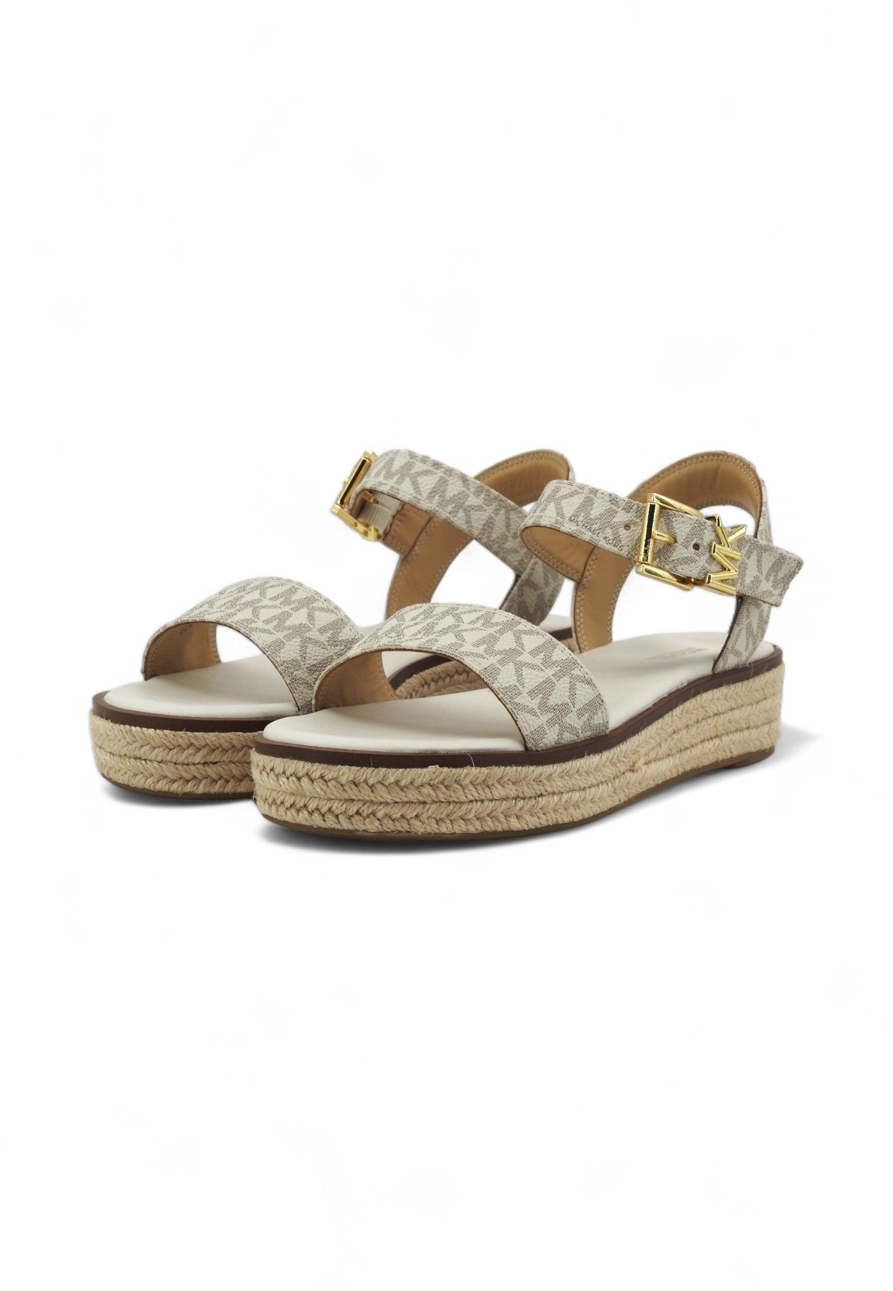MICHAEL KORS Richie Sandalo Donna Vanilla Bianco 40S4RIFPAB - Sandrini Calzature e Abbigliamento