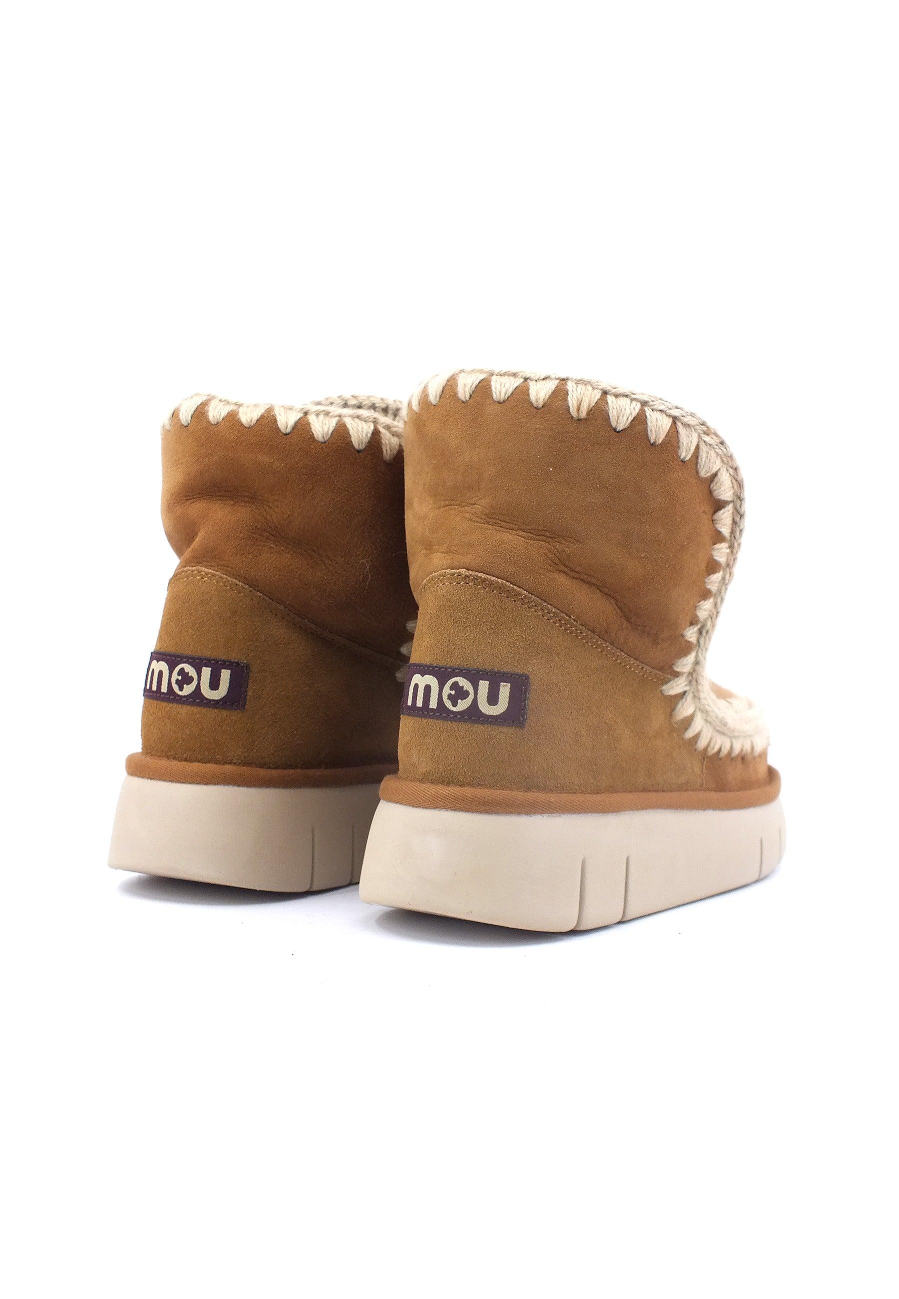 MOU Eskimo Bounce Stivaletto Pelo Donna Cognac MU.FW531002A - Sandrini Calzature e Abbigliamento