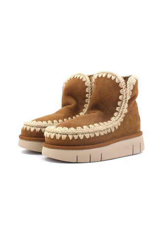 MOU Eskimo Bounce Stivaletto Pelo Donna Cognac MU.FW531002A - Sandrini Calzature e Abbigliamento