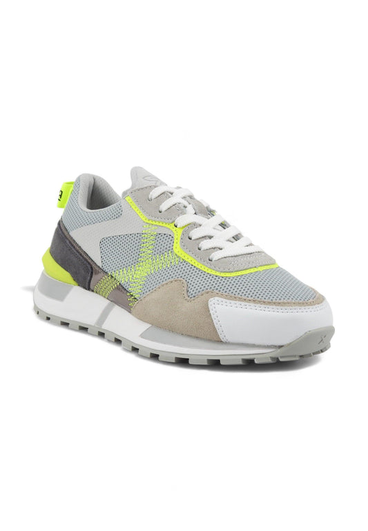 MUNICH Pulsar 03 Sneaker Donna Grey Verde Fluo 8211003 - Sandrini Calzature e Abbigliamento