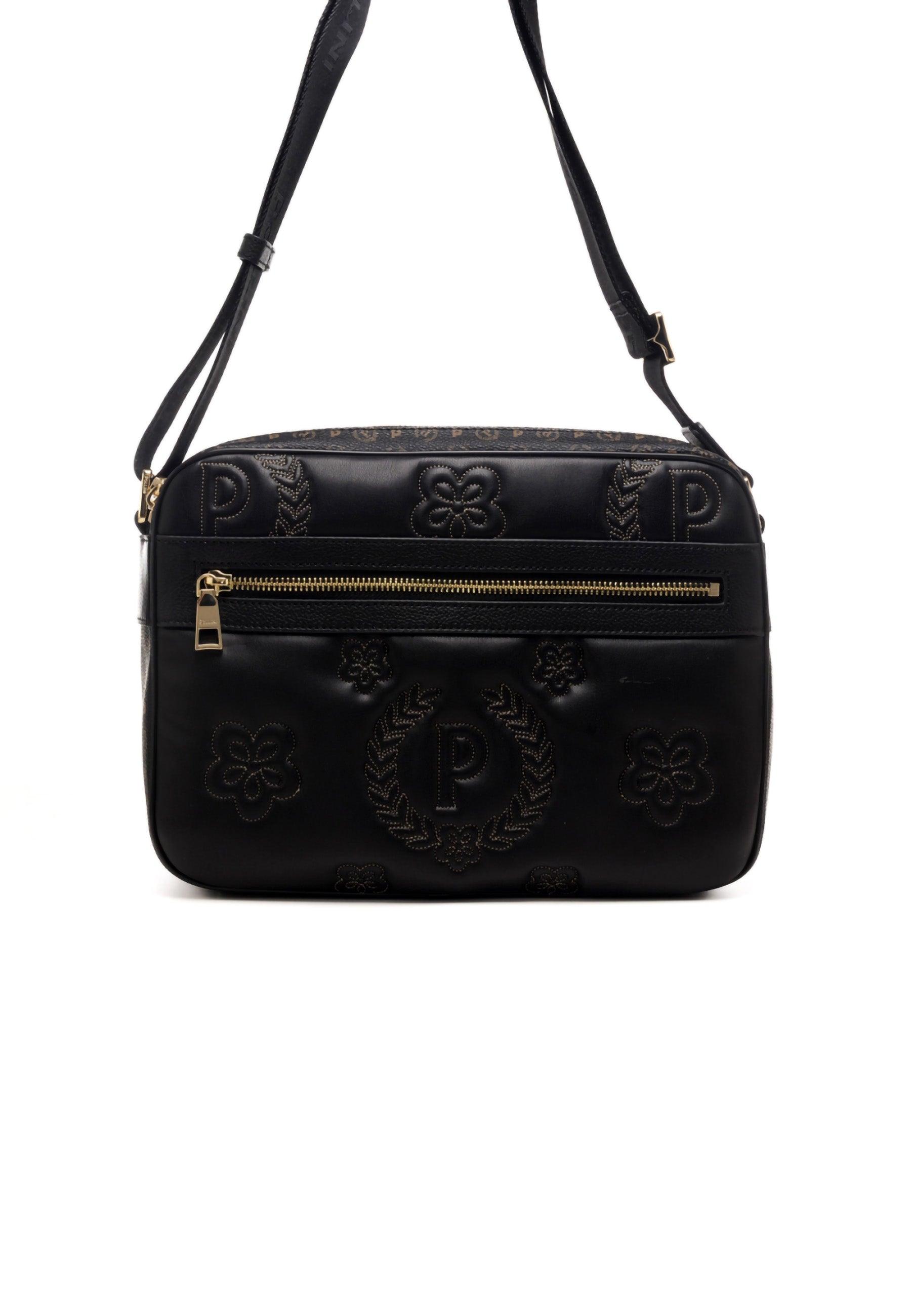 POLLINI Borsa Tracolla Messenger Nero TE8402PP02Q2800A - Sandrini Calzature e Abbigliamento
