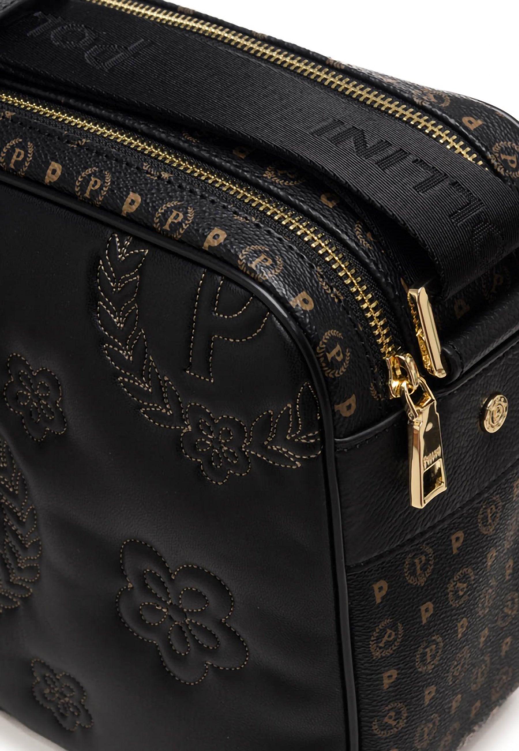 POLLINI Borsa Tracolla Messenger Nero TE8402PP02Q2800A - Sandrini Calzature e Abbigliamento
