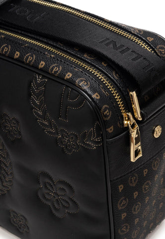 POLLINI Borsa Tracolla Messenger Nero TE8402PP02Q2800A - Sandrini Calzature e Abbigliamento