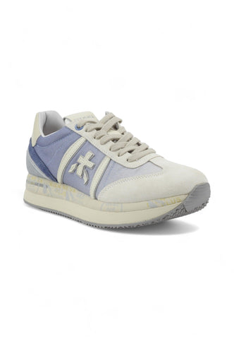 PREMIATA Sneaker Donna Blue Beige CONNY-6672 - Sandrini Calzature e Abbigliamento