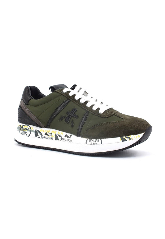 PREMIATA Sneaker Donna Military Green CONNY-6495 - Sandrini Calzature e Abbigliamento