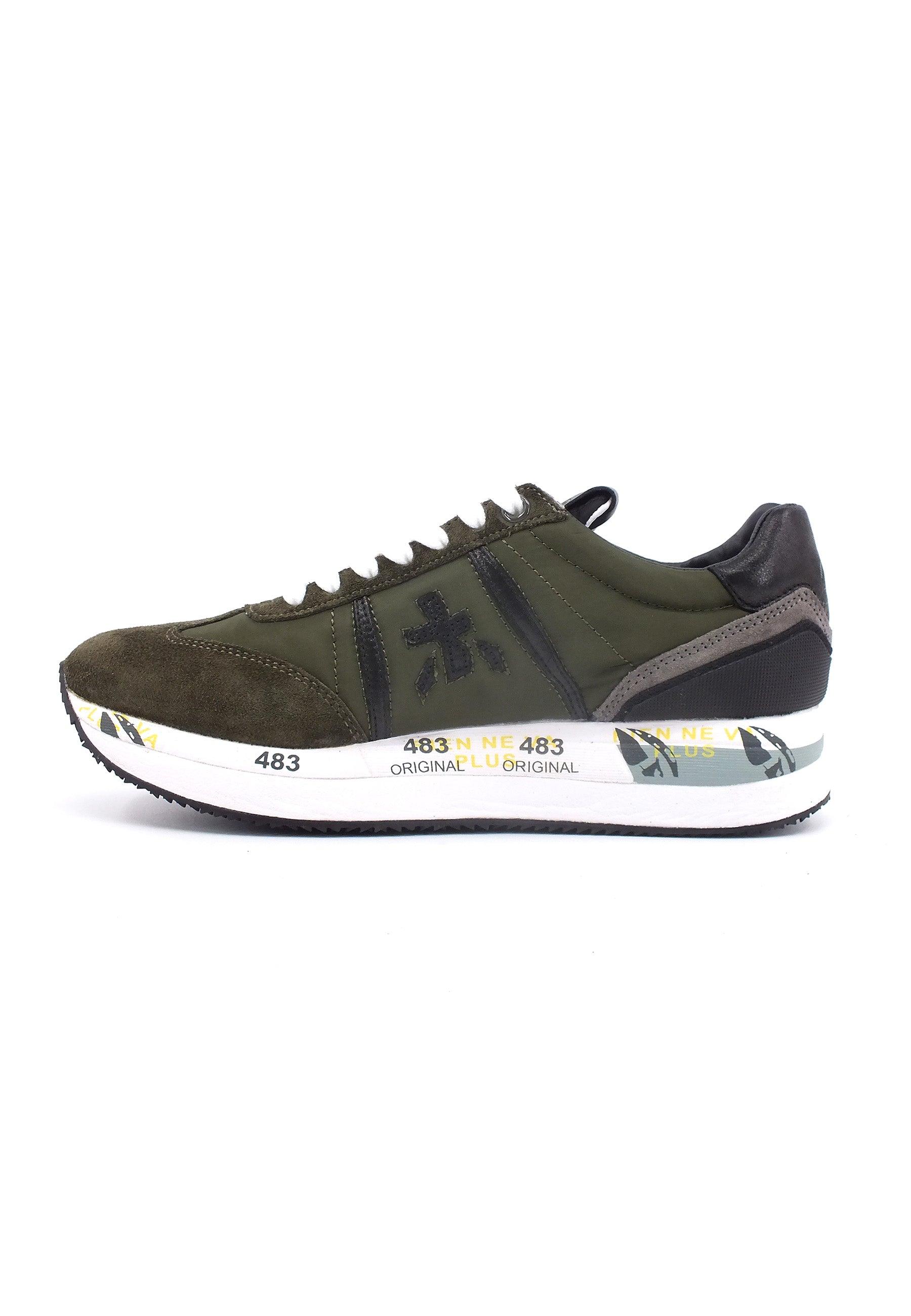 PREMIATA Sneaker Donna Military Green CONNY-6495 - Sandrini Calzature e Abbigliamento