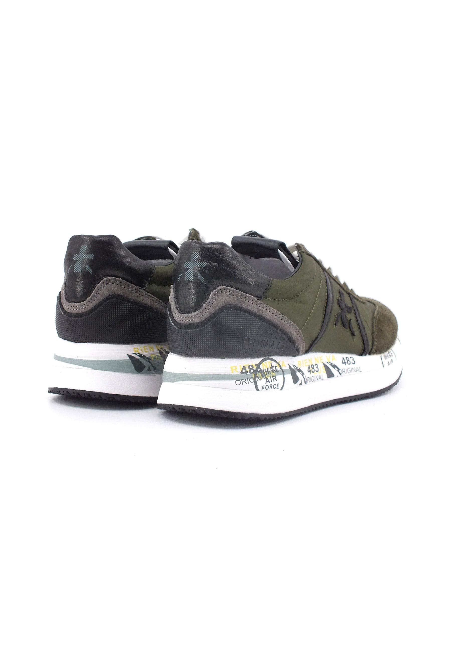 PREMIATA Sneaker Donna Military Green CONNY-6495 - Sandrini Calzature e Abbigliamento
