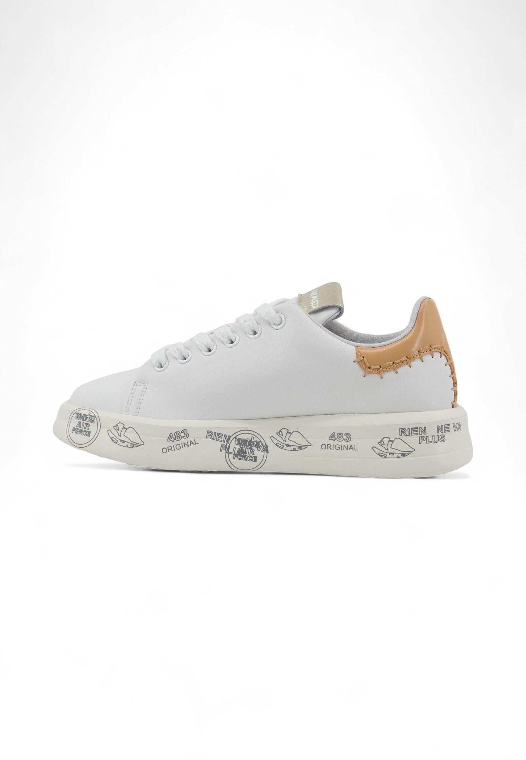 PREMIATA Sneaker Donna White BELLE-6711 - Sandrini Calzature e Abbigliamento